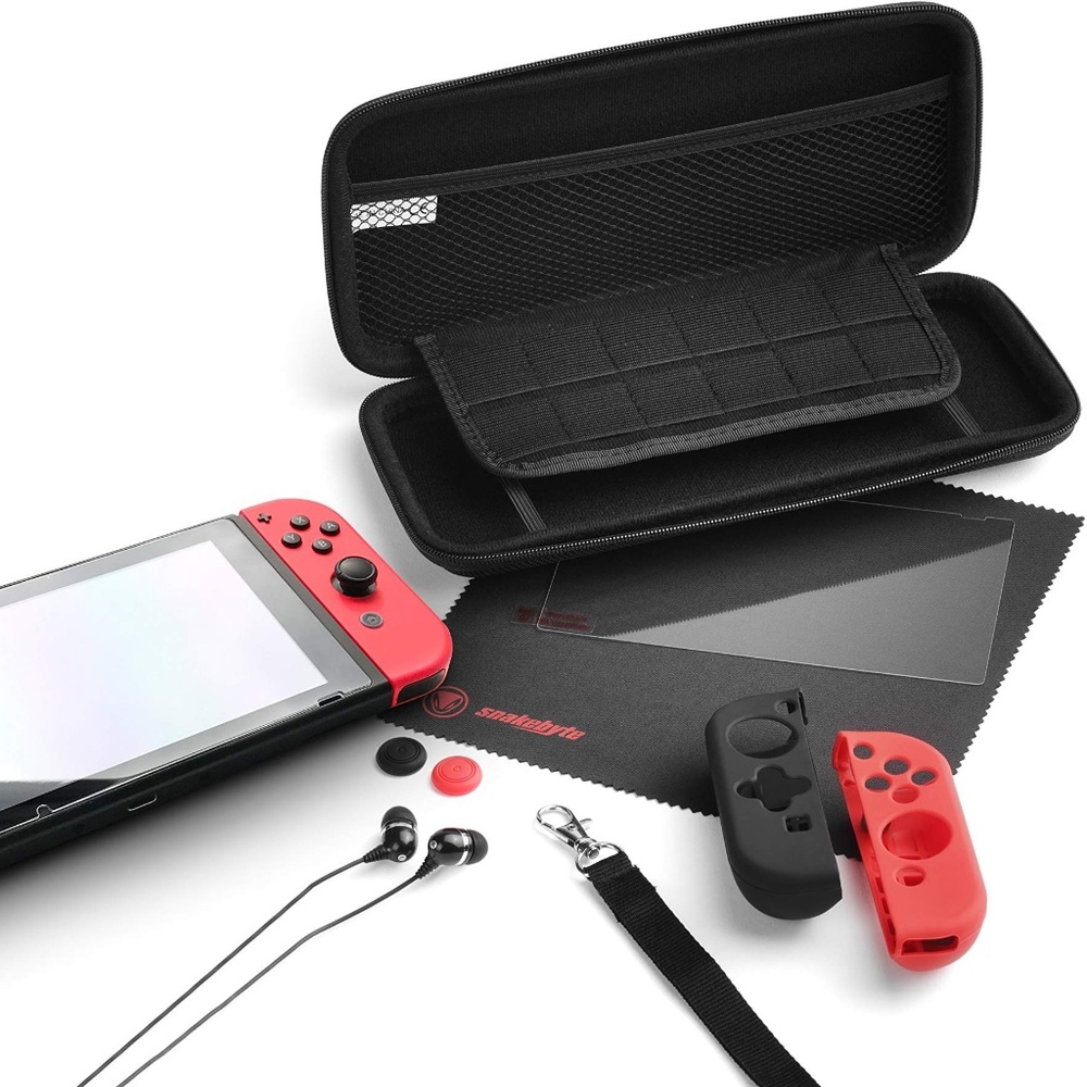 Travel Case 9 in 1 Nintendo Switch Glass Screen Pr